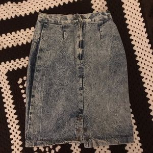 THRIFTED JEAN SKIRT